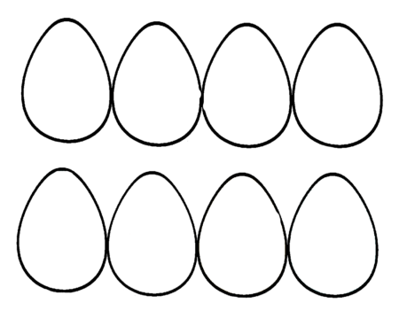 Раскраска яйца куриные