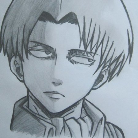 Леви атака титанов для срисовки