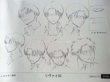 Леви Аккерман рисовка