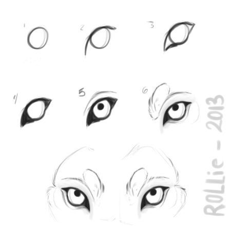 Глаза волка туториал