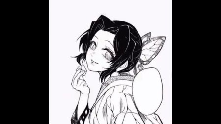 Шинобу Кочо раскраска