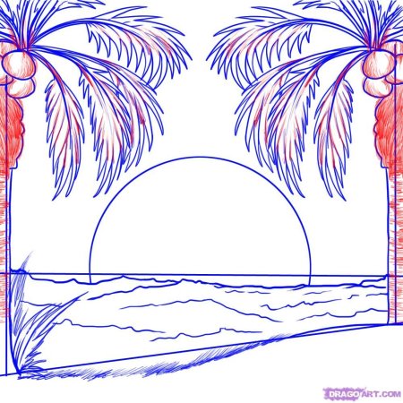 Рисование пейзажа на состояние природы.