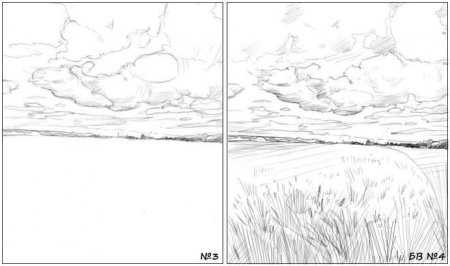 Рассвет рисование для детей