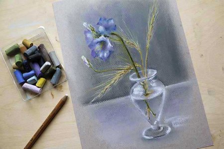 Рисование пастелью мастер класс