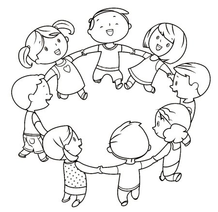 Хоровод рисунок для детей