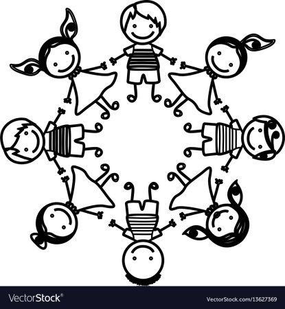 Хоровод рисунок