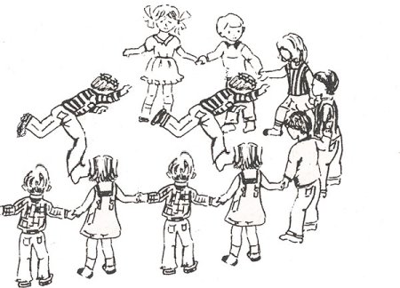 Иллюстрации с изображением хороводных игр