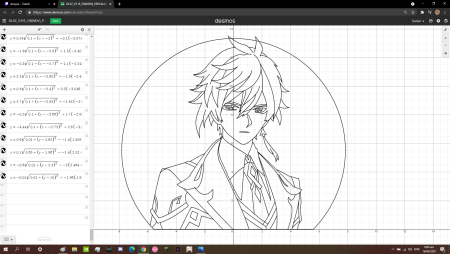 Чжун ли Геншин рисунок