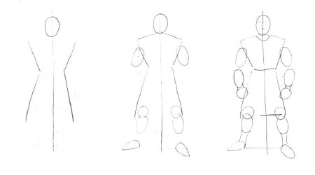 Поэтапное рисование Космонавта