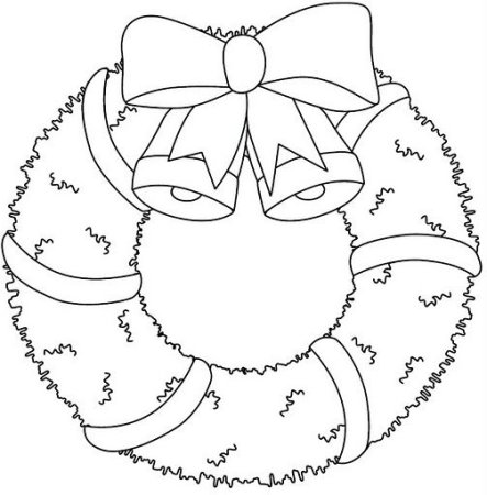 Новогодний венок рисунок поэтапно