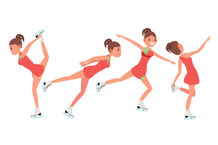 Фигурное катание вектор