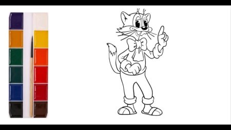 Рисовать кота Леопольда