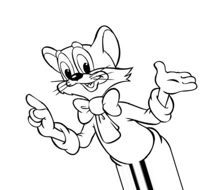 Кот Леопольд раскраска