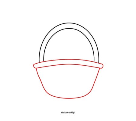 Поэтапное рисование корзины