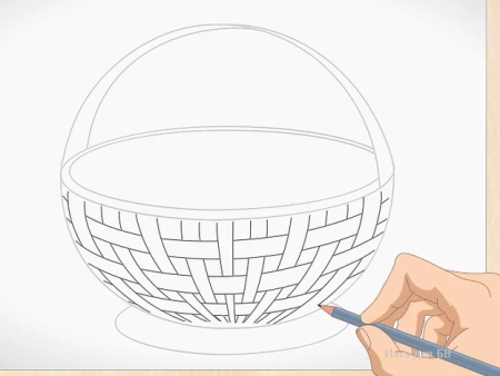 Поэтапное рисование корзины