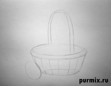 Трафарет корзинки