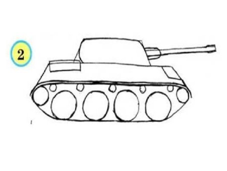 Танк для рисования детям