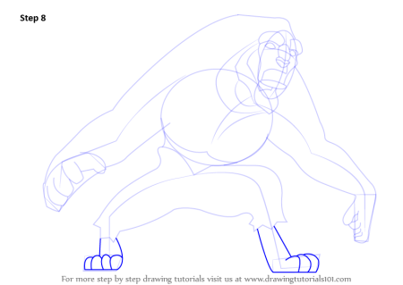 Рисовать чудовище пошагово