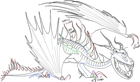 Раскраска монстры на каникулах 3 Кракен