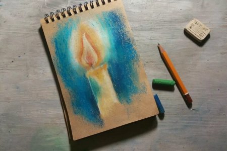 Рисование пастелью для детей 10 лет