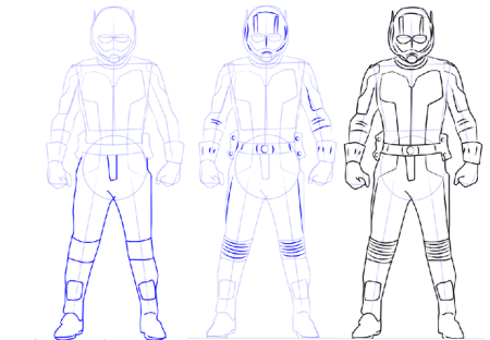 Человек муравей рисунок