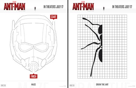 Человек муравей легкий рисунок