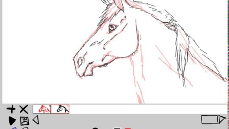 Нарисовать голову коня поэтапно