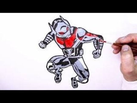 Муравей карандашом для детей