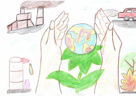 Рисунок на тему экология карандашом