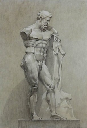 Академический рисунок Геркулес