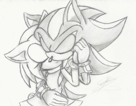 Шедоу и Эми раскраска