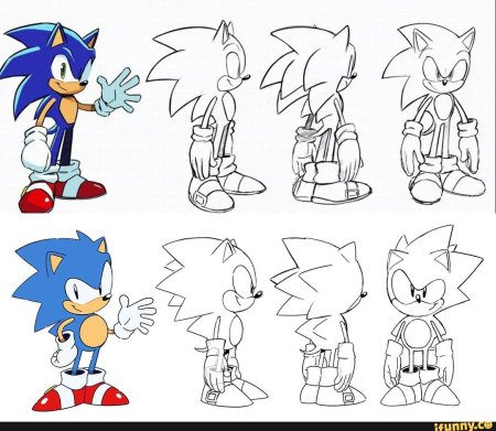 Наброски Соник Мания