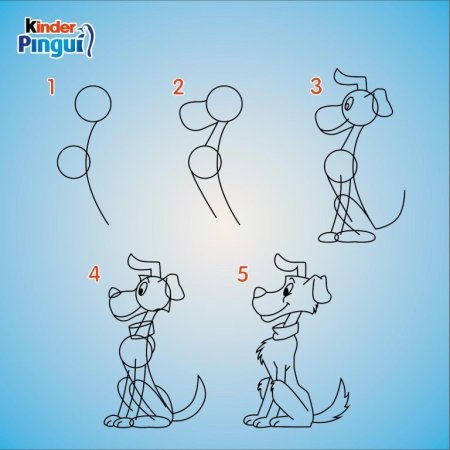 Как нарисовать шарика из Простоквашино