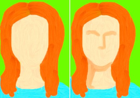 Этапы рисования портрета мамы для детей