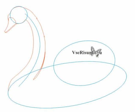 Как нарисовать лебедя