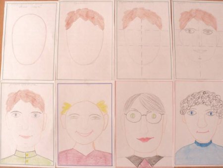 Рисование портрета в старшей группе