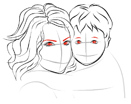 Нарисовать человека за столом