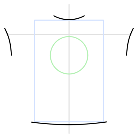 Складки на футболке