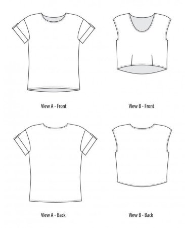 Силуэты одежды для дошкольников