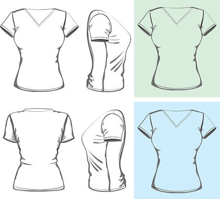 Технический эскиз майки