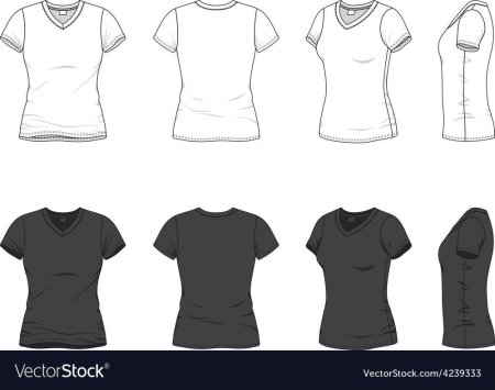 Поэтапное рисование футболки