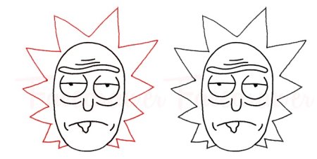 Рисиноке Рик и Морти легкий