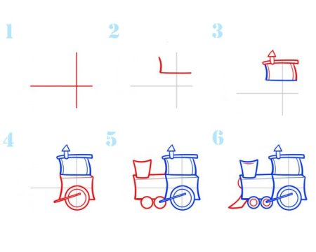 Поэтапное рисование трактора