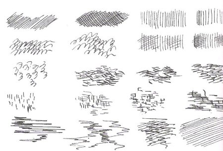 Рисунок штрихами