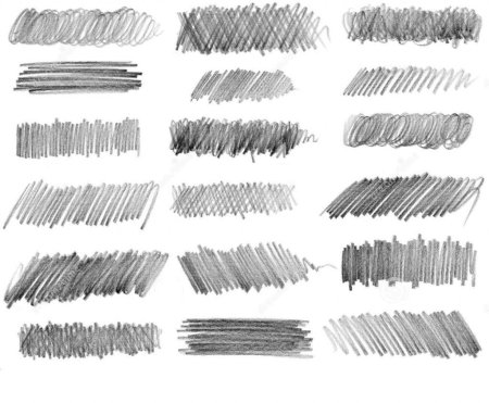 Штрихи карандашом