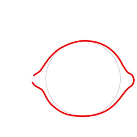 Поэтапное рисование лимона