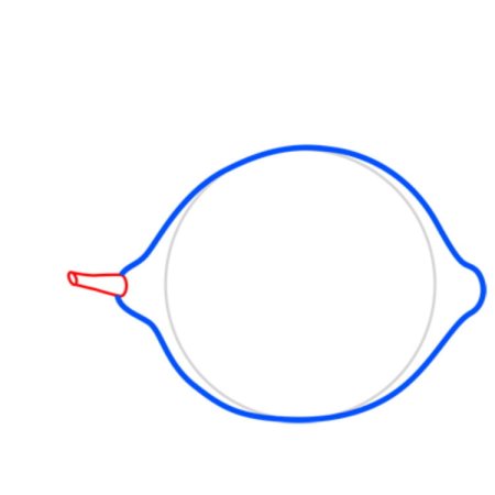 Лимон рисунок поэтапно