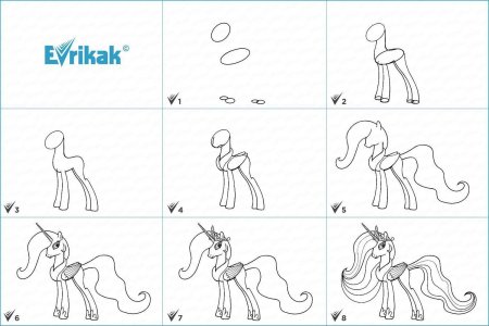 Как нарисовать единорога поэтапно