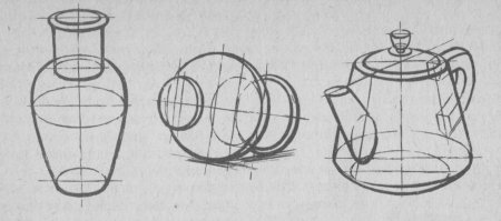 Сквозная прорисовка бытовых предметов