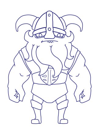 Викинг пошаговое рисование